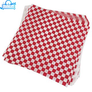 100 PCS checkered deli candy basket liner Food Wrap Papers, Fat Repellent, Sandwich Burger