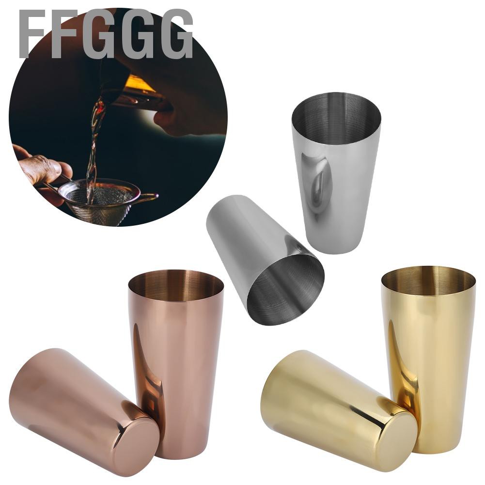 Ffggg 304 Stainless Steel Cocktail Shaker Bottle Set Bartender Bar Accessory Barware Tools