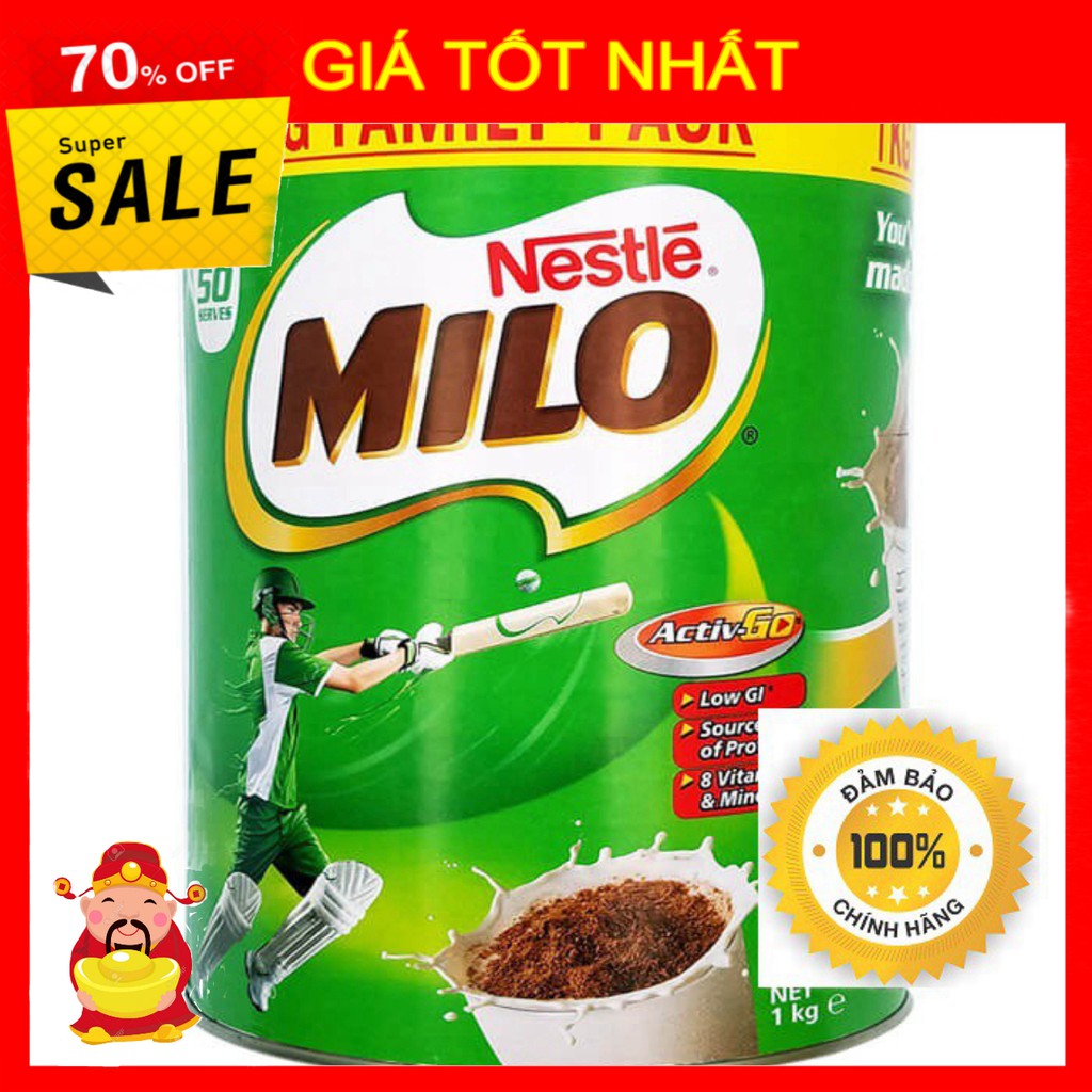 [ GIÁ TỐT NHẤT ]  Sữa Milo Úc 1KG [ HÀNG CHÍNH HÃNG ]