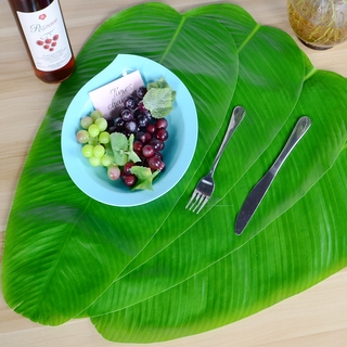 Lá chuối giả bằng nhựa dùng để trang trí