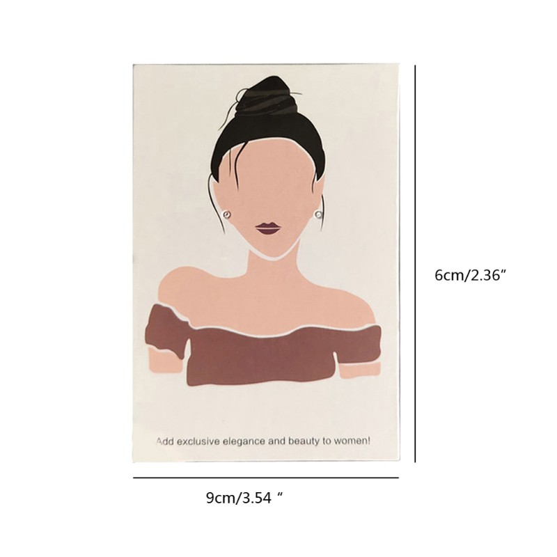 Set 100 Thẻ Giấy Trưng Bày Hoa Tai Thời Trang Tiện Dụng