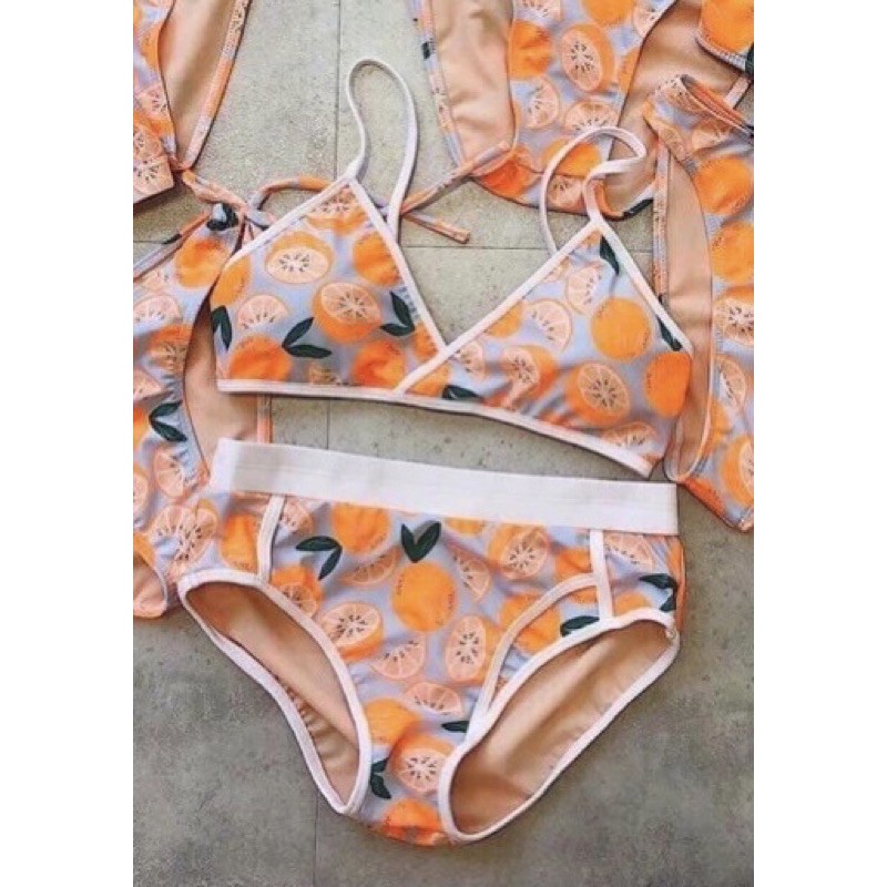 [ HÀNG CÓ SẴN ] Bikini trái cam, mùa hè sôi động (hình thật)