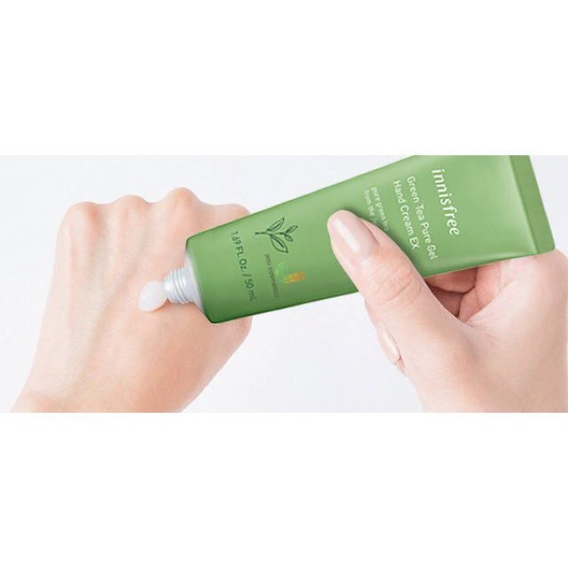 [Chính hãng] Kem Dưỡng Da Tay innisfree Green Tea Pure Gel Hand Cream EX