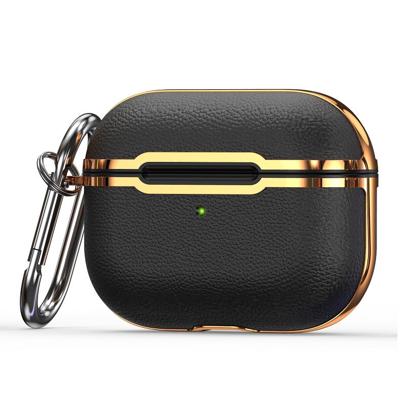 Vỏ bảo vệ hộp sạc tai nghe bluetooth SPRISE da TPU mạ màu có móc khóa thích hợp cho Airpods 1/ 2/ Pro