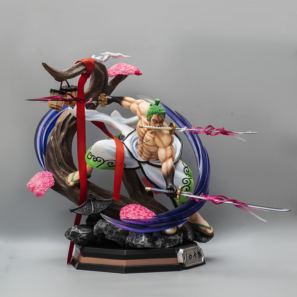 Mô hình One Piece Zoro Wano cao 36cm nặng 3,6kg mô hình One Piece Figure Zoro băng Mũ Rơm Haki Shop