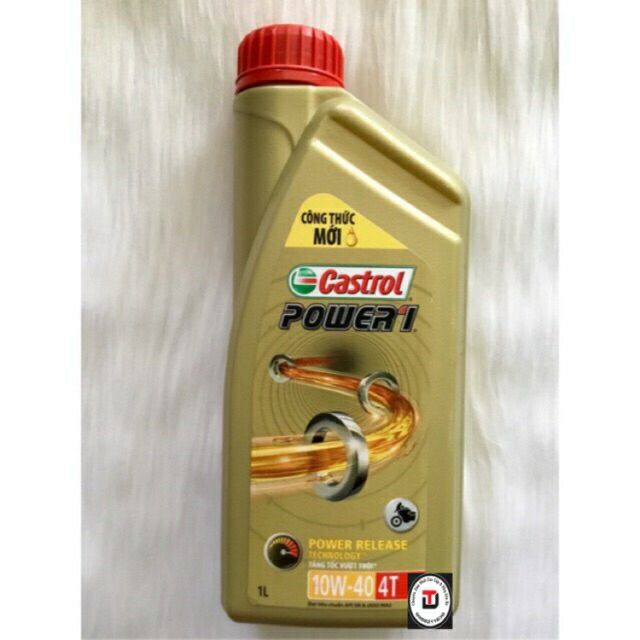 DẦU NHỚT XE MÁY CASTROL (1LIT)POWER 1/10W-40.4T