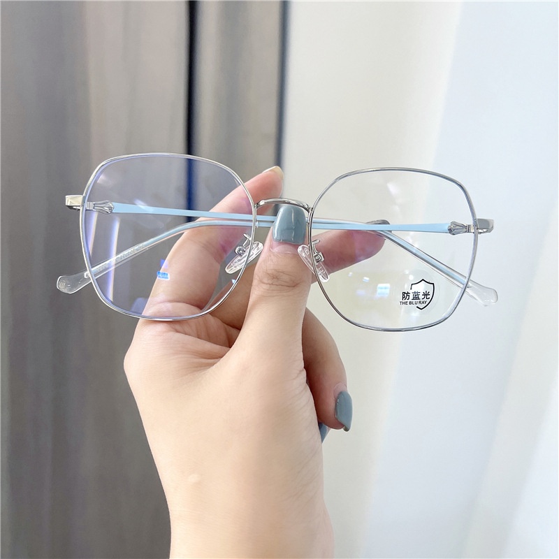 Mắt kính gọng tròn chống bức xạ thời trang cho nữ