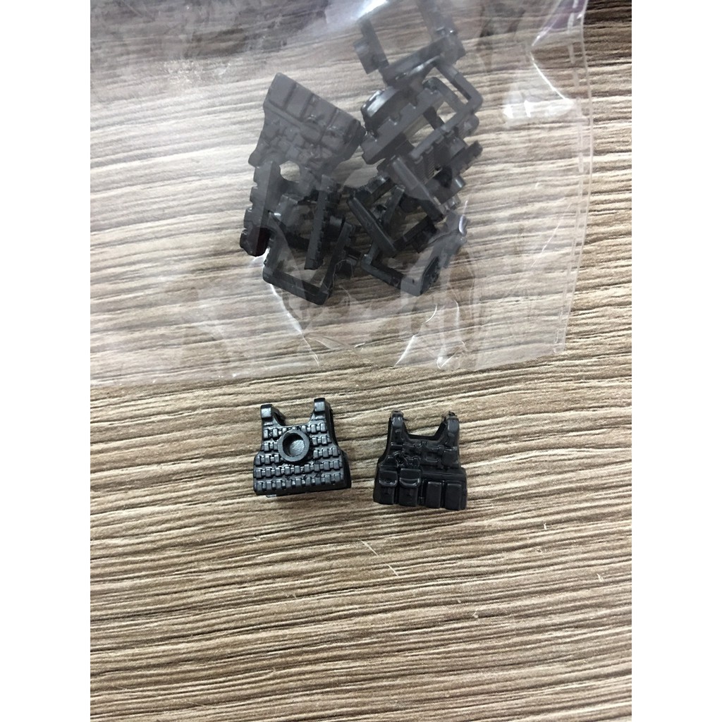 Phụ kiện MOC Army - Áo giáp lính SWAT cảnh sát - Đồ chơi lắp ráp minifig và non-lego mô hình sáng tạo trang trí quân đội