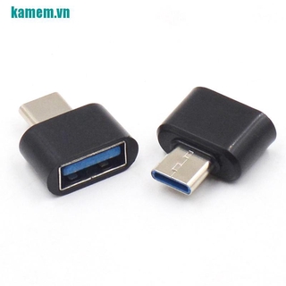 ☆Set 2 Đầu Chuyển Đổi USB Type C Đực Sang USB 2.0 Cái OTG