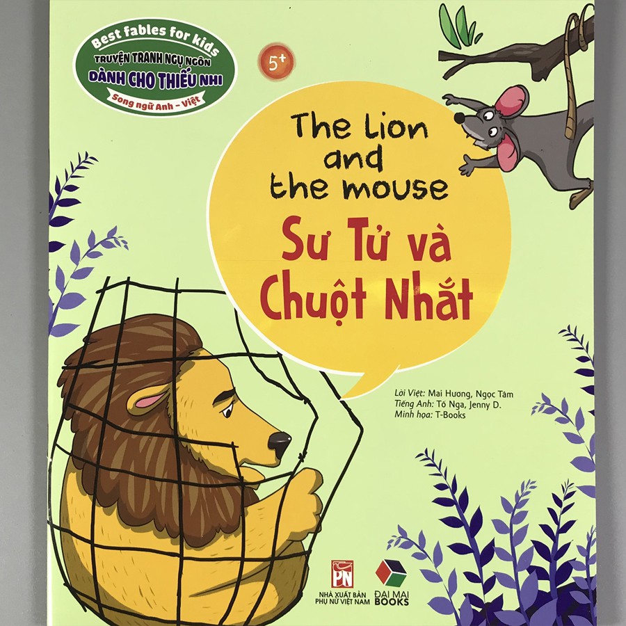 Sách - Sư Tử Và Chuột Nhắt (Truyện Tranh Ngụ Ngôn Dành Cho Thiếu Nhi)