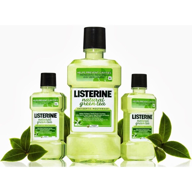 Nước Súc Miệng Trà Xanh Listerine Natural Green Tea 750ml-Thái Lan