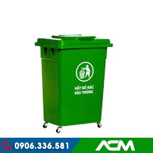 *SIÊU GIẢM GIÁ* THÙNG RÁC CÔNG CỘNG 60L- 4 BÁNH CÓ NẮP ĐẬY KÍN