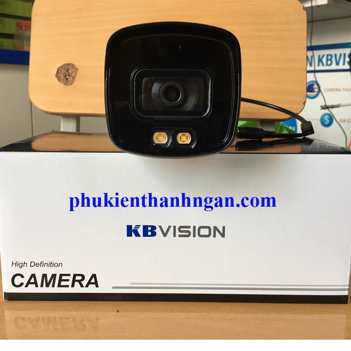 CAMERA KBVISION FULL COLOR 2.0MP KX-CF2203L - KX-CF2203L - CAMERA CÓ MÀU BAN ĐÊM