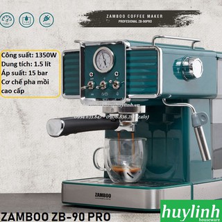 Máy pha cafe Zamboo ZB-90 Pro - 15 bar - Tặng 500gr cf nguyên chất
