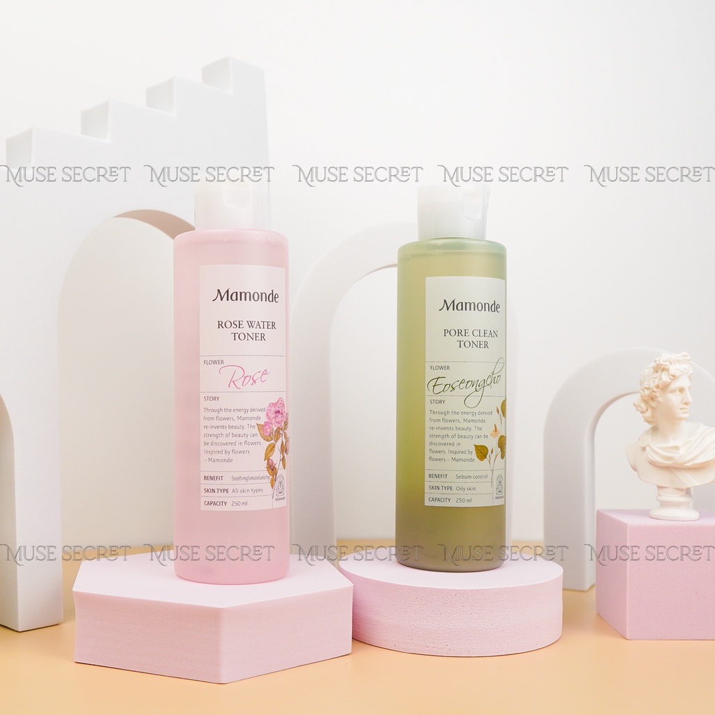 [Quà Tặng Khẩu Trang] Nước Hoa Hồng Mamonde - Cung cấp độ ẩm, kiềm dầu, se khít lỗ chân lông 250ml | BigBuy360 - bigbuy360.vn