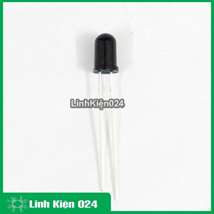 Gói 20 đèn led thu hồng ngoại đường kính 5mm màu đen