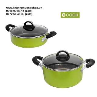 nồi vân đá lock&lock thân thấp 24cm - nồi vân đá lock&lock