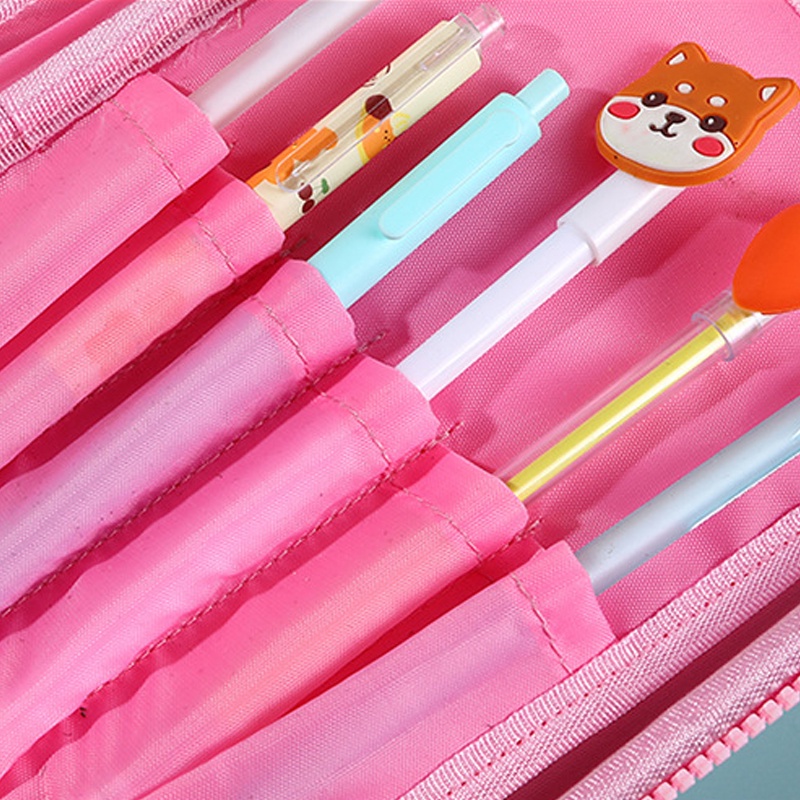 Hộp Đựng Bút Hình Vuông Bằng Eva Họa Tiết Hoạt Hình 3D Cỡ Lớn Dễ Thương