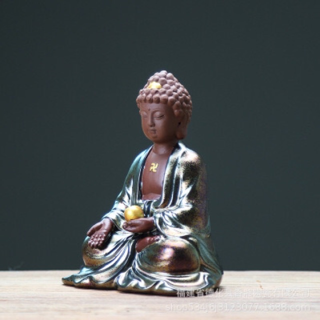 Tượng gốm để bàn trà : Đức Phật Như Lai
