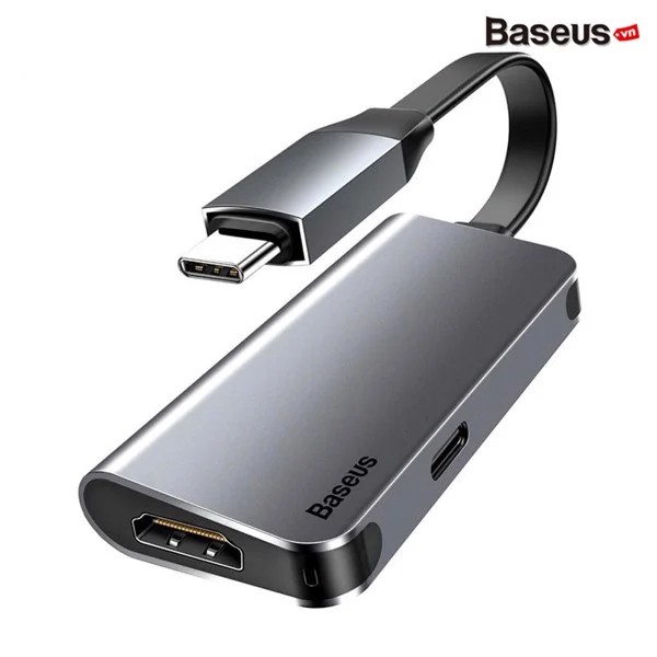 [Type-C ra HDMI] Hub/ Bộ chuyển cổng Baseus Little Box CAHUB-E0G