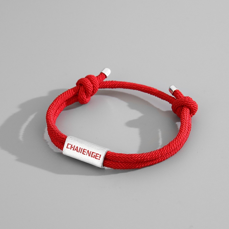 Vòng Tay Dây Bện Thử Thách Chữ Cái