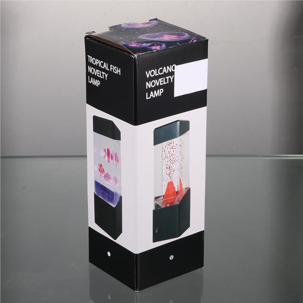 Đèn Led Núi Lửa Phun Trào Cá Để Bàn Thư Giãn Cho Nhà Ở / Văn Phòng / Khách Sạn