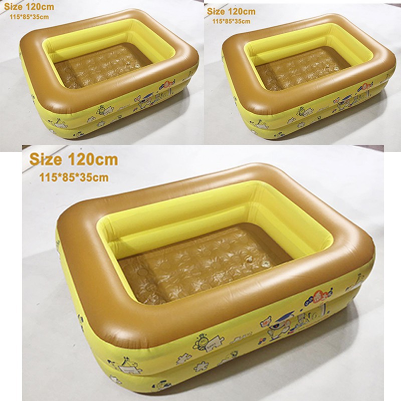 Bể bơi phao cho bé size (1m3 / 1m8 / 2m1) Đáy Chống Trượt, An Toàn Khi Sử Dụng+Tặng kèm Bơm hơi