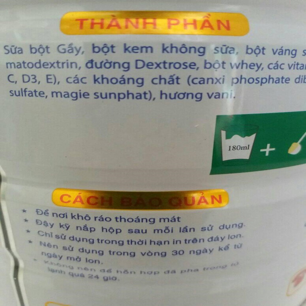 Sữa Goldlay Sure Gold dinh dưỡng đặc biệt dành cho người cần phục hồi sức khỏe và sau phẫu thuật