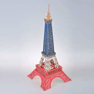 Đồ chơi lắp ráp 3D bằng gỗ mô hình Tháp Eiffel