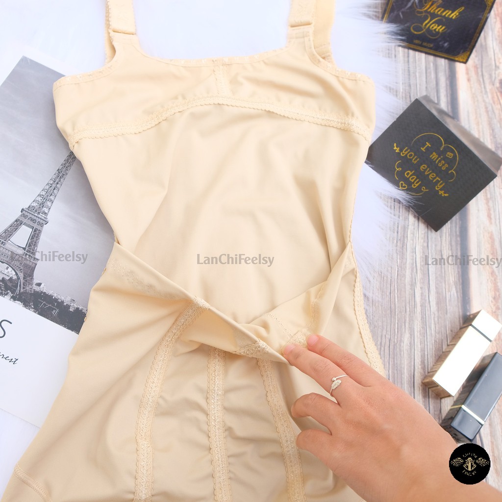 Đồ lót gen nịt bụng định hình giảm eo, mỡ lưng nách, sau sinh cho mùa hè Body S150Zip, mặc đầm ôm bó, áo dài không lộ | BigBuy360 - bigbuy360.vn