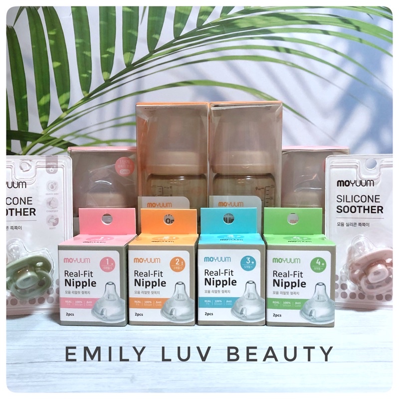 Bình thay núm Moyuum Hàn Quốc PPSU 170ml/ 270ml