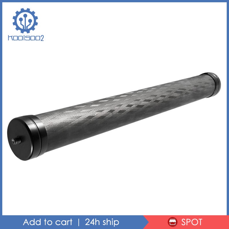 14.2&quot; Carbon Pole Extension Rod Monopod 1/4'' Thread for DJI RS2 RSC2 Ronin