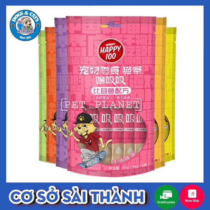 SÚP THƯỞNG CHO MÈO WANPY HAPPY 100