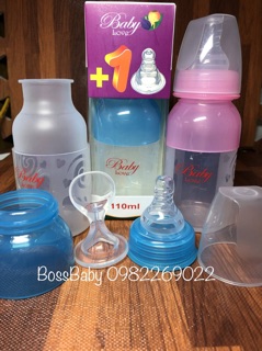 Bình sữa silicon 2in1 BaByLove