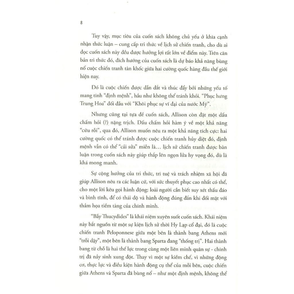 Sách - Định Mệnh Chiến Tranh - Liệu Mỹ Và Trung Quốc Có Tránh Được Bẫy Thucydides? | BigBuy360 - bigbuy360.vn