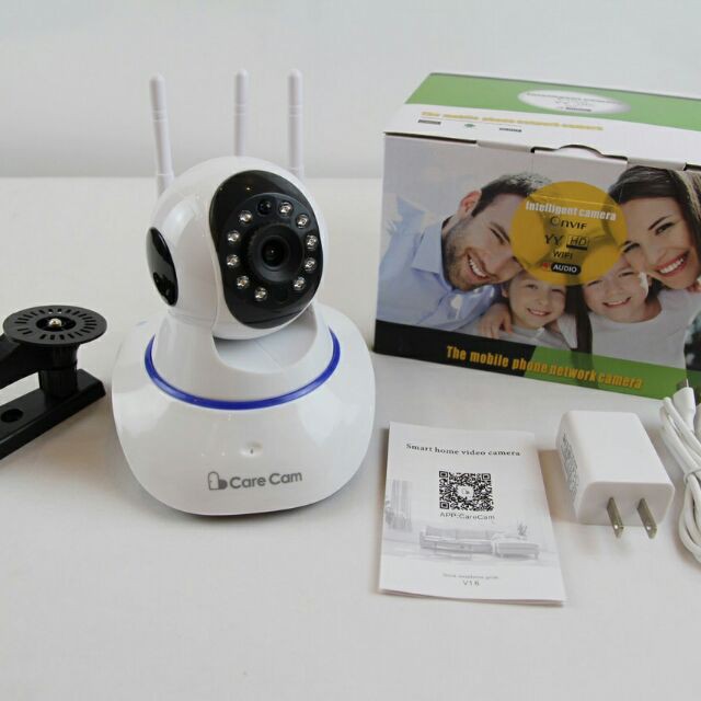 [ BÁN SỈ ] CAMERA IP WIFI CARECAM 3 RÂU FHD1080(CÓ  THẺ NHỚ) - 2.0Mps - Dò Theo Chuyển Động - CARECAM3RAUFHD1080