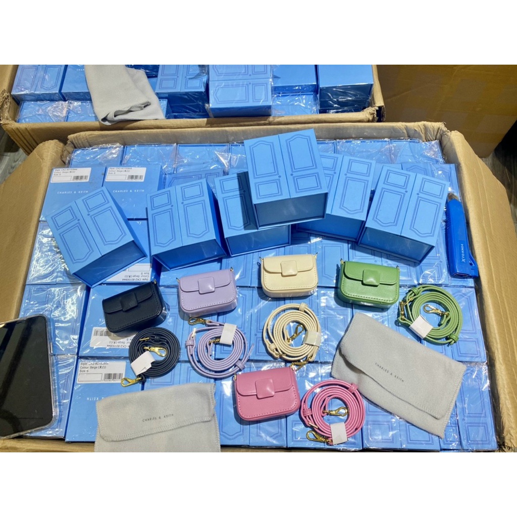 túi đeo chéo mini nữ size 8cm đủ màu