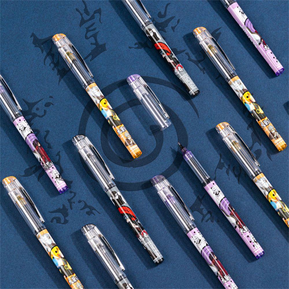 CLEOES Bút Mực Gel Họa Tiết Hoạt Hình Naruto Dễ Thương Dùng Làm Quà Tặng Sinh Nhật
