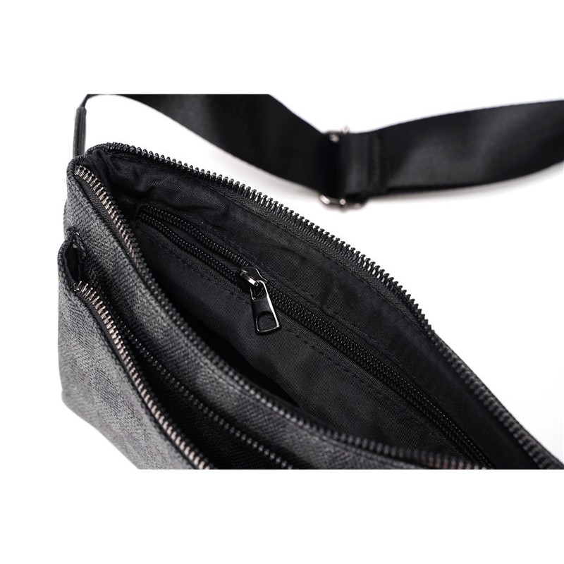 Túi đeo chéo mini bao tử da cho nam nữ đi chơi dạo phố thời trang unisex với thiết kế nhỏ gọn đựng  điện thoại