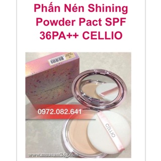 Phấn Nén Siêu Mịn Cellio Hàn Quốc