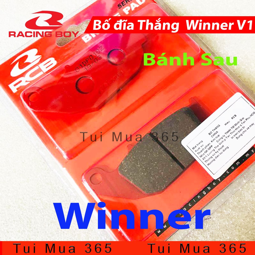 Cặp Bố Đĩa Chính Hãng RCB Cho Winner V1