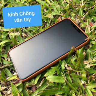 Kính cường lực Full 2.5D Iphone X , Xr và Xs Max nhám chống vân tay 100% Anank chính hãng