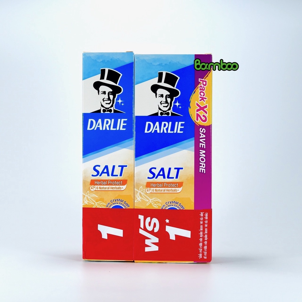 03 Kem Đánh Răng Darlie Salt Muối &amp; Bạc Hà Thái Lan - Mỗi tuýp 140g