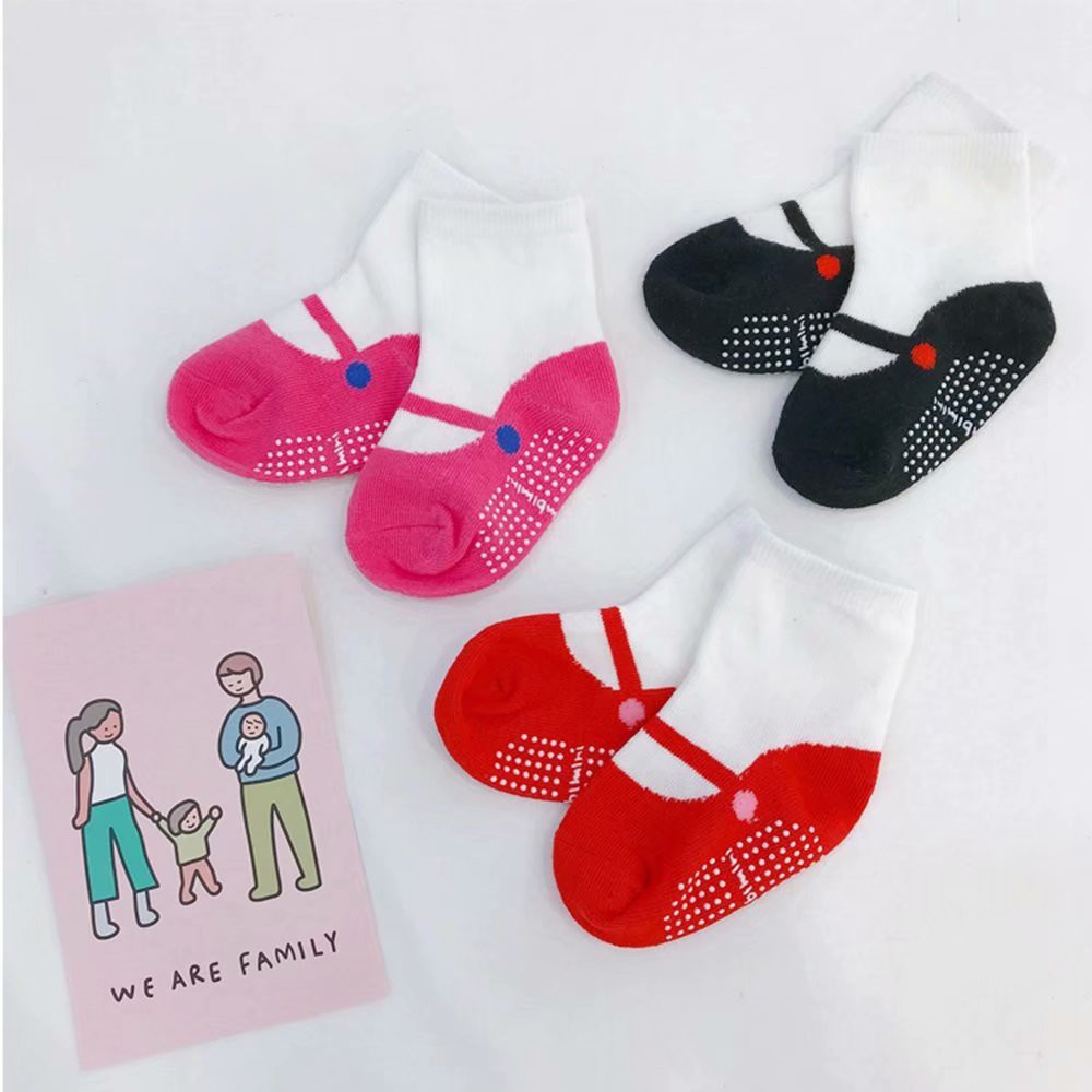 Vớ múa ballet chống trượt đáng yêu dành cho bé gái sơ sinh
