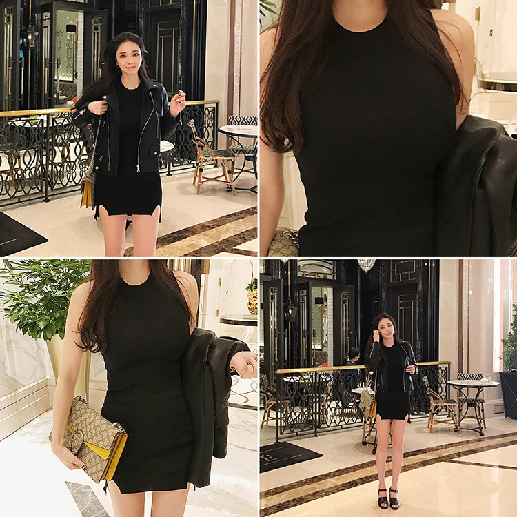 Đầm body ❄ FREESHIP ❄ Đầm nữ 3 lỗ xẻ đùi thời trang XIXO mã DAM0033 | BigBuy360 - bigbuy360.vn