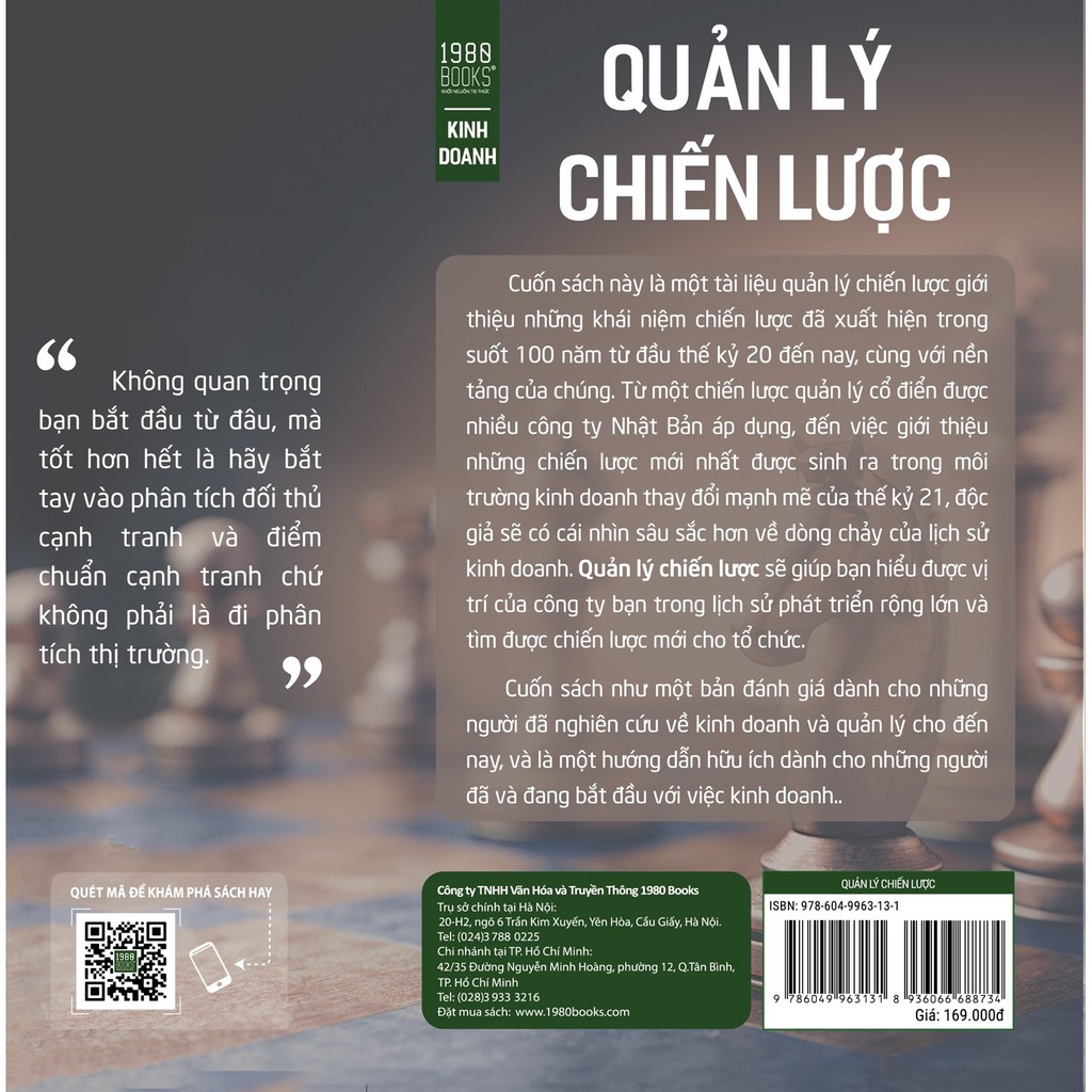 Sách - Quản Lý Chiến Lược: Bật Mí 50 Bí Quyết Kinh Doanh Thành Công Của Người Nhật - Koji Mitani (1980BOOKS HCM)