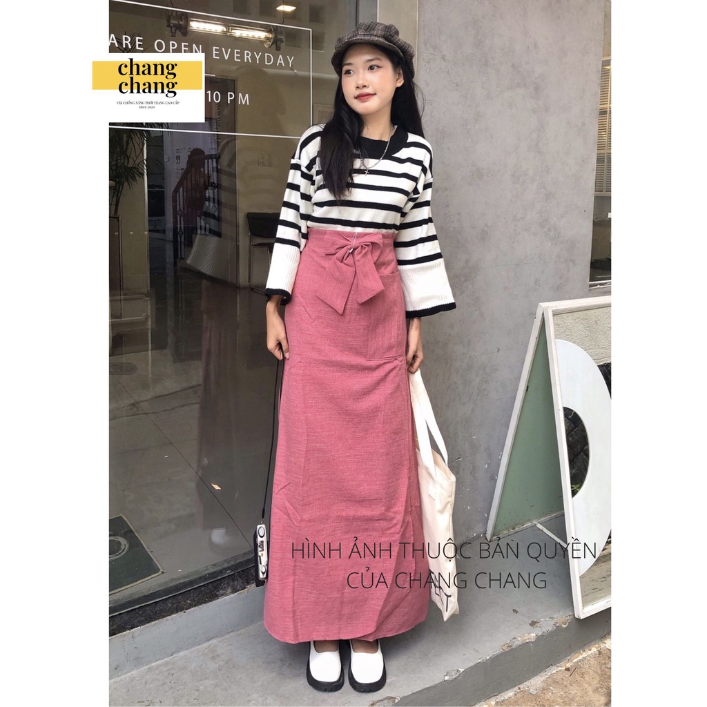 Váy Chống Nắng Thời Trang CHANG CHANG, Lưng Thun Cài Nút Tiện Dụng