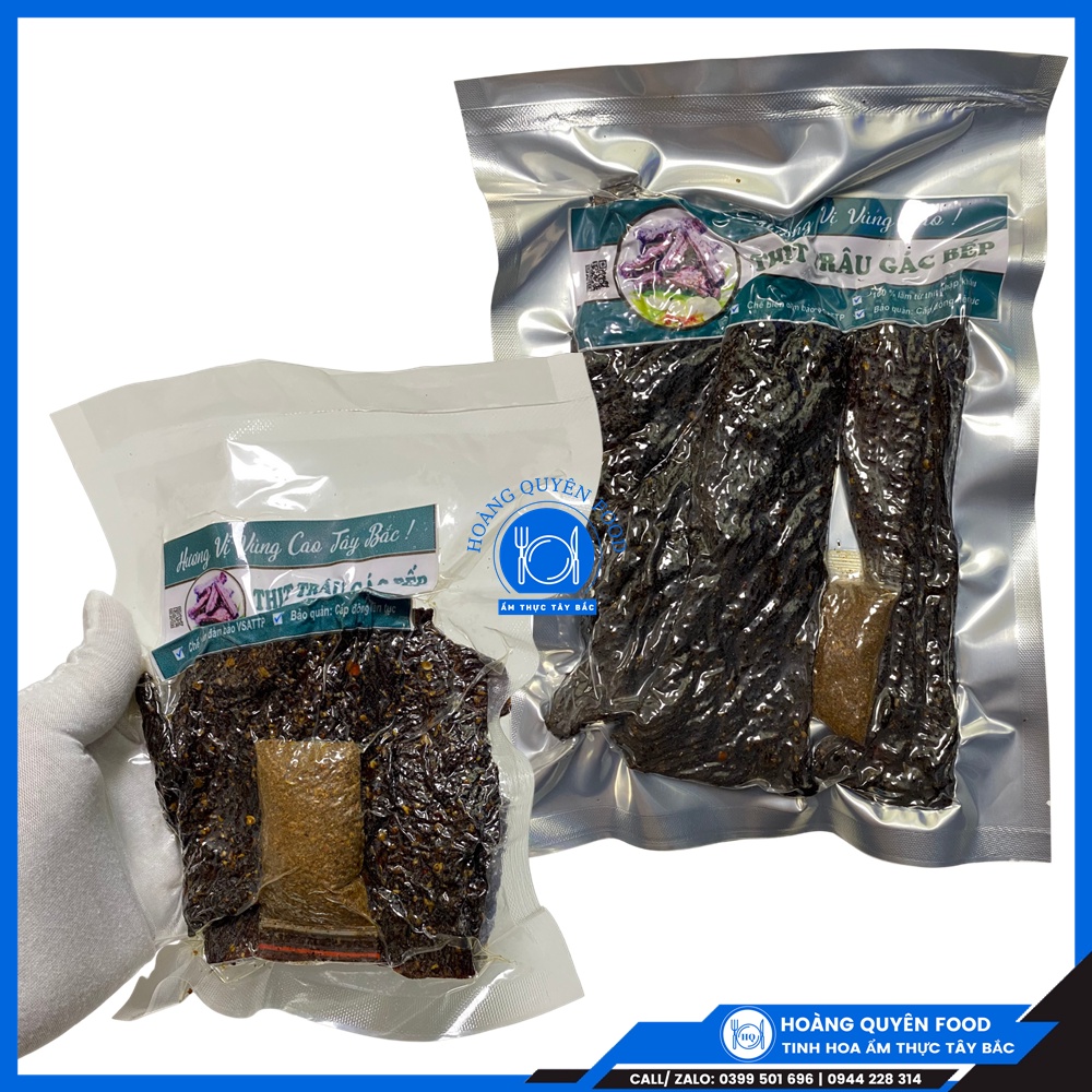 Thịt Trâu Gác Bếp Ẩm Thực Tây Bắc - 1KG Tặng Kèm Chẳm Chéo | HQ FOOD | BigBuy360 - bigbuy360.vn