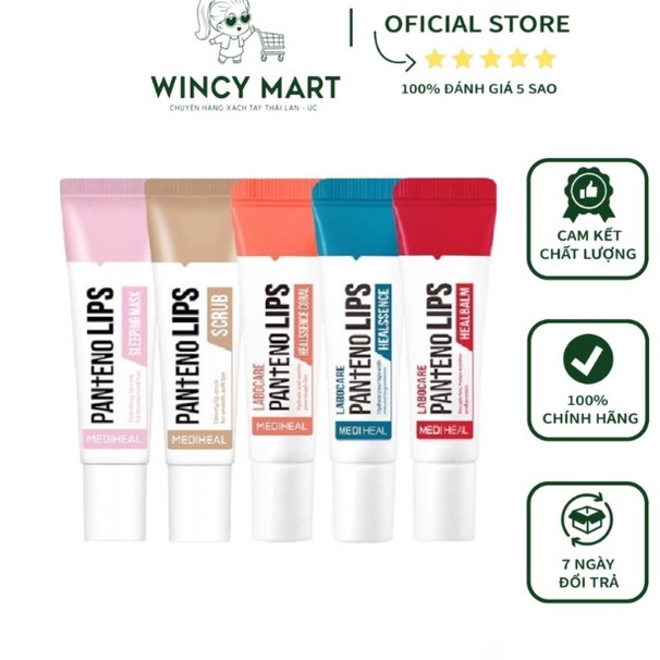 Son Dưỡng Mediheal Làm Mờ Thâm Môi, Mềm Môi, Hồng Môi Labocare Healbalm 10ml (giao màu ngẫu nhiên)