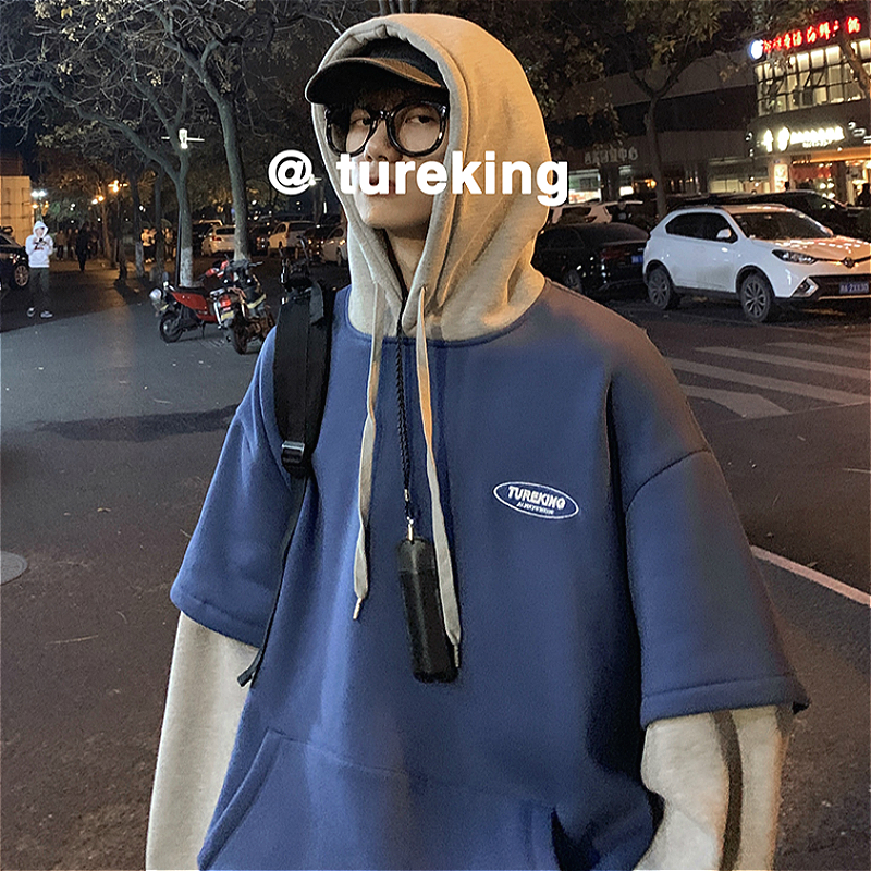 Áo Hoodie Nam Dáng Rộng Phong Cách Nhật Bản Trẻ Trung Hợp Thời Trang